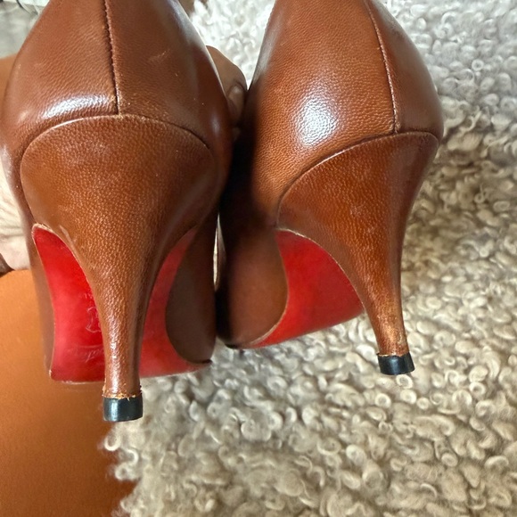Vero Cuoio Brown Leather Heels - Picture 4 of 7